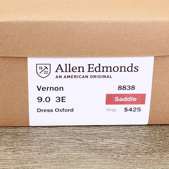 Allen Edmonds VERNON 9 EEE Wide Saddle * add $15 Cedar Trees main image 13